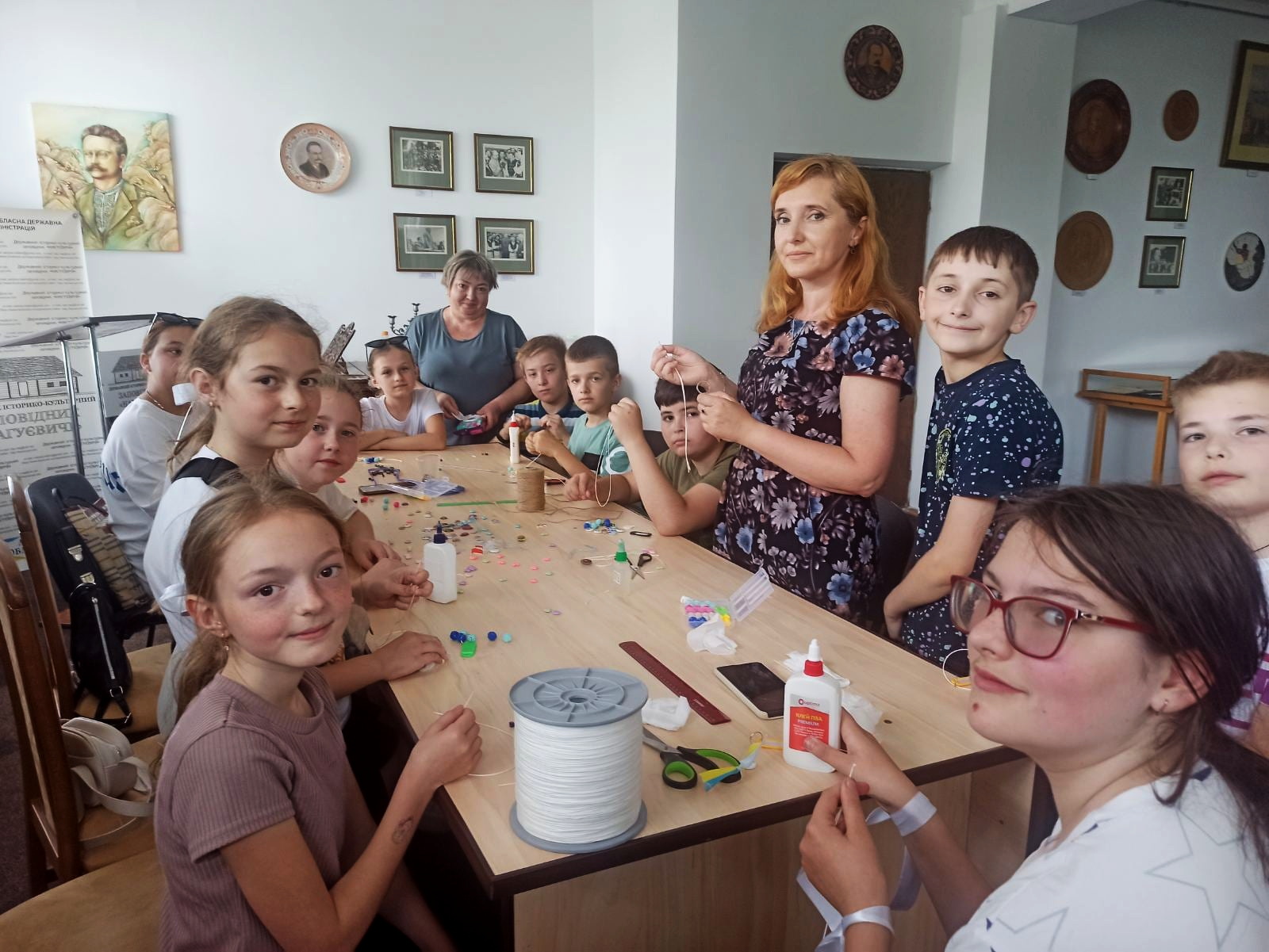 В ДІКЗ «Нагуєвичі» учні п’ятого класу Лішнянського НВК провели майстер клас з виготовлення брелоків