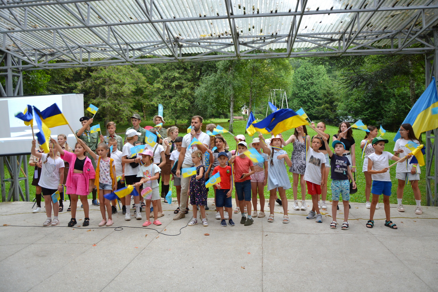 Захід з нагоди Дня Української державності відбувся на літній сцені ДІКЗ «Нагуєвичі»