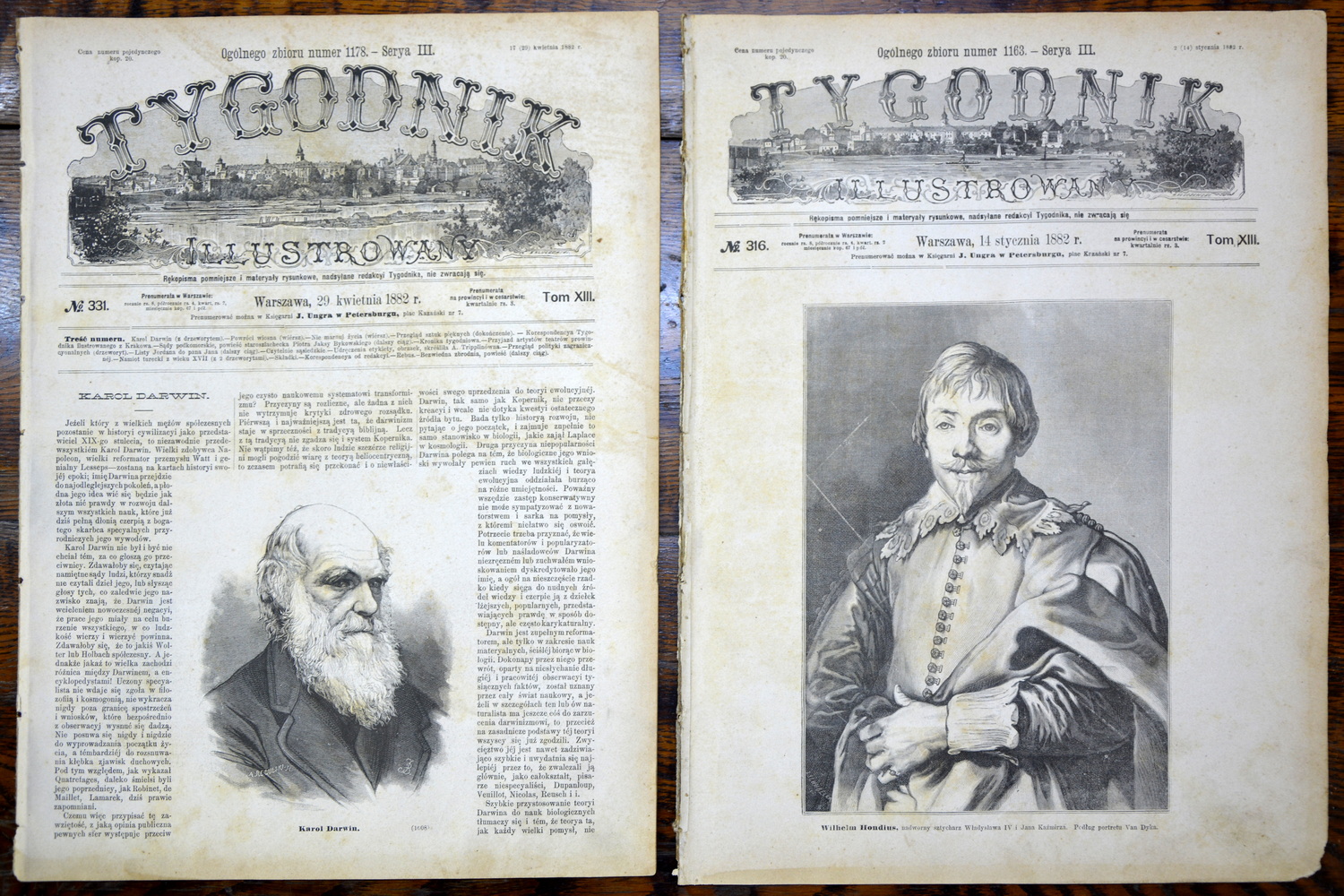 Примірники щотижневого журналу «Tygodnik Ilustrowany» від 1882 року відтепер у фондах ДІКЗ «Нагуєвичі»